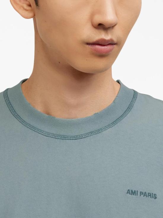  아미 반팔 티셔츠 H23UTS016JE0051 green - AMI