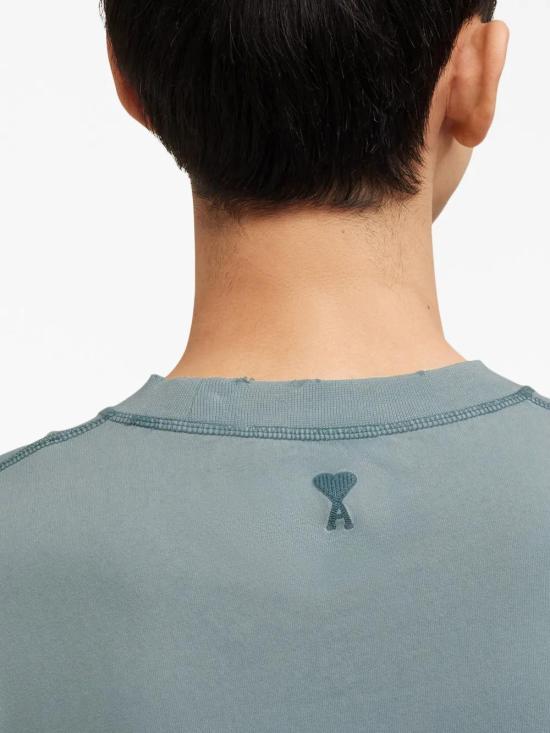  아미 반팔 티셔츠 H23UTS016JE0051 green - AMI