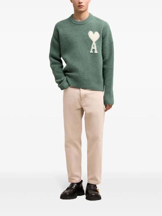  아미 스웨터 H24UKS025KN0032 mint - AMI