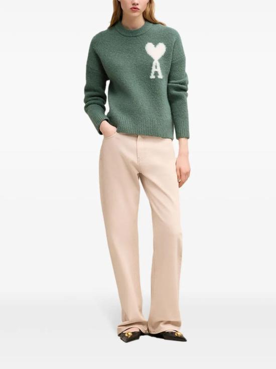  아미 스웨터 H24UKS025KN0032 mint - AMI