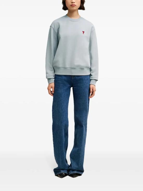  아미 긴팔 티셔츠 H24USW035730 blue - AMI