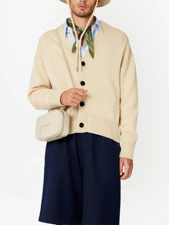  아미 가디건 UKC008016 beige - AMI