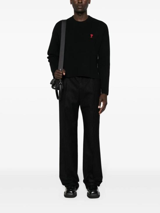  아미 스웨터 E24UKS046KN0042 black - AMI