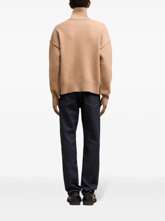  아미 터틀넥 H24UKS406018 camel - AMI