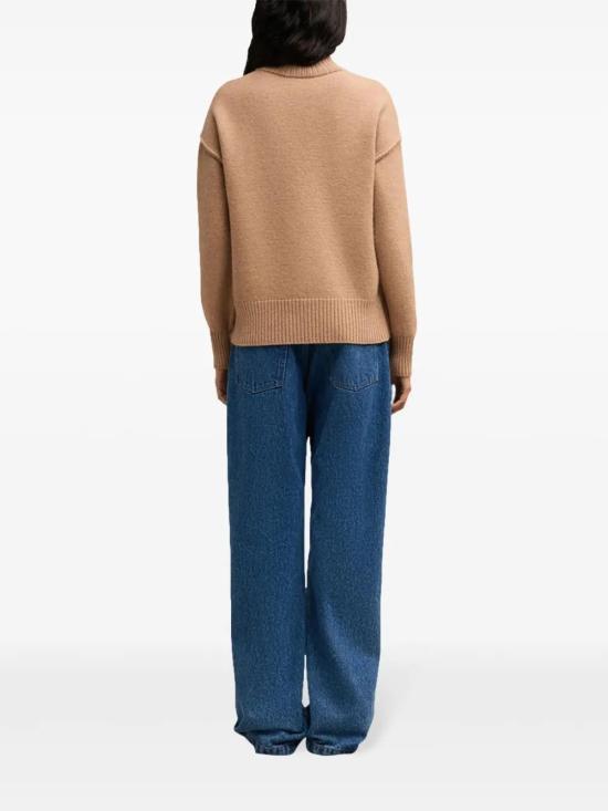  아미 터틀넥 H24UKS406018 camel - AMI