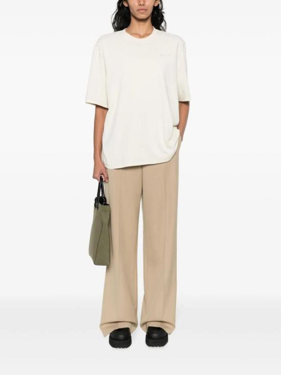  아미 반팔 티셔츠 H23UTS016JE0051 ivory - AMI