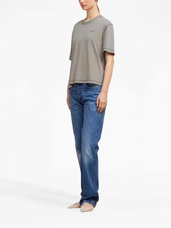  아미 반팔 티셔츠 H23UTS016JE0051 grey - AMI