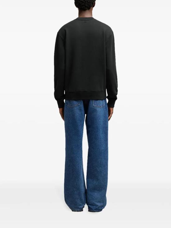  아미 긴팔 티셔츠 E25BFUSW035730 black - AMI