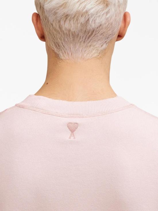  아미 반팔 티셔츠 H23UTS016JE0051 pink - AMI