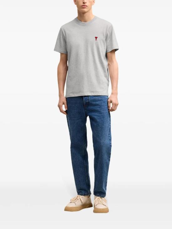  아미 반팔 티셔츠 E25BFUTS035724 grey - AMI