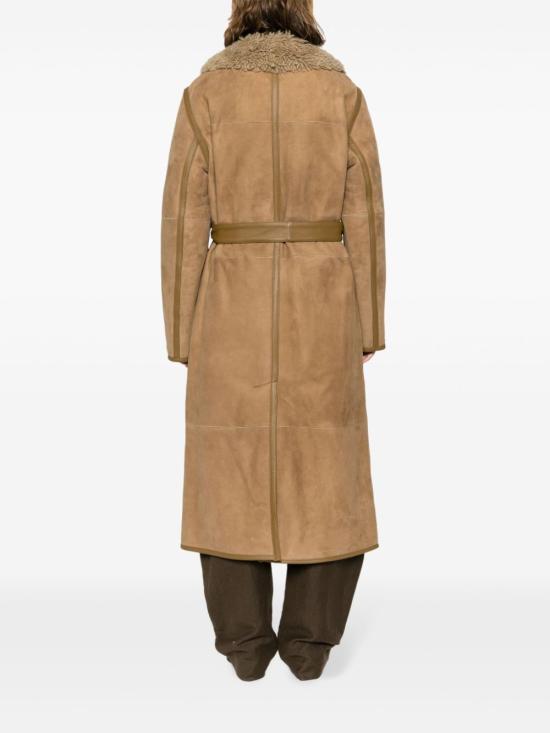  르메르 코트 CO1036LL0037 brown - LEMAIRE