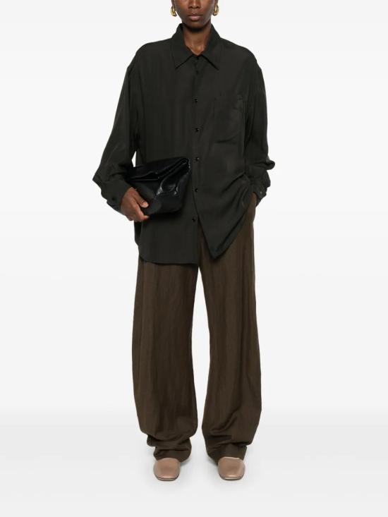  르메르 셔츠 SH1089LF1126 dark coffee - LEMAIRE