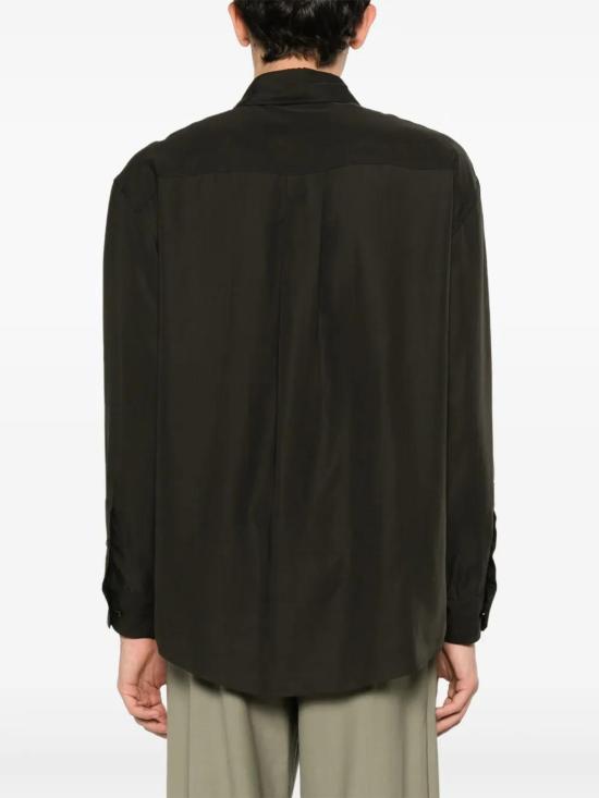  르메르 셔츠 SH1089LF1126 dark coffee - LEMAIRE