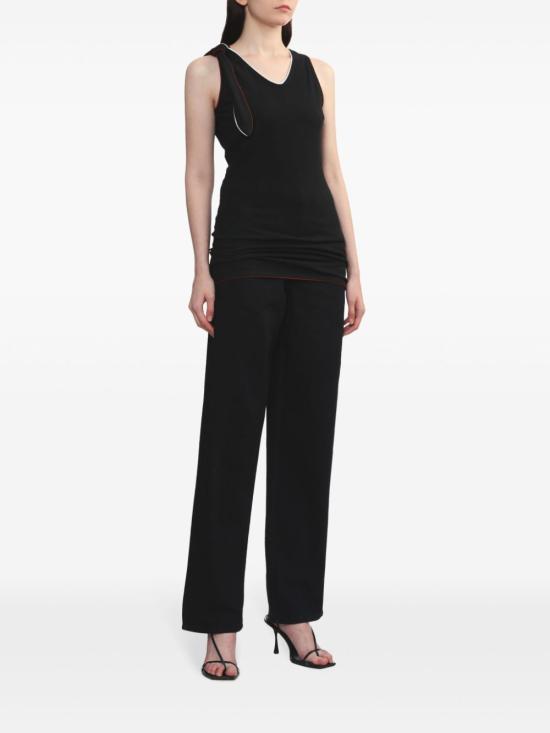  르메르 민소매 티셔츠 TO1169LJ1010 black - LEMAIRE