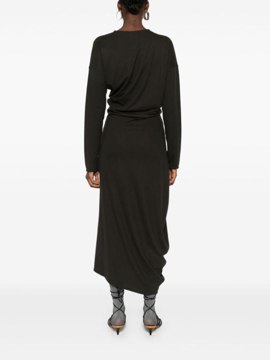  르메르 미디 원피스 DR1085LJ1025 dark brown - LEMAIRE