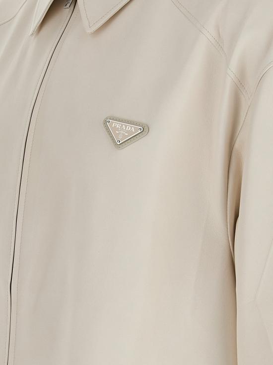 25FW 프라다 반팔 셔츠 UPC222SOOO14ITF0K74 White - PRADA