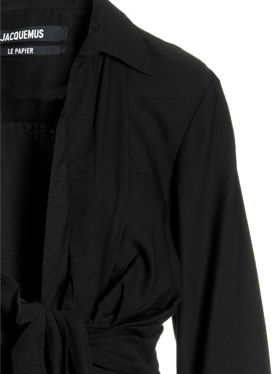 25SS 자크뮈스 블라우스 21H213SH0021020990 Black - JACQUEMUS