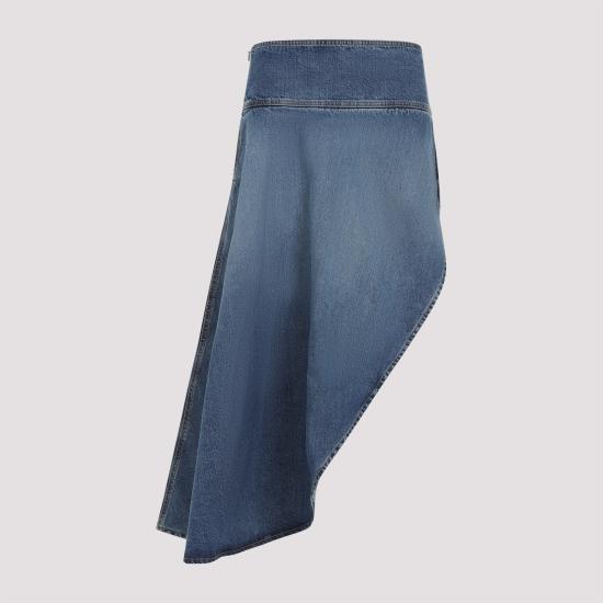 25SS 알라이아 숏 스커트 AA9J0561T536A 525 BLEU VINTAGE - ALAIA