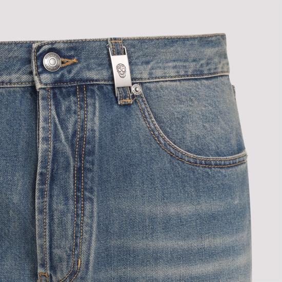 25SS 알렉산더 맥퀸 데님 팬츠 814645 QYAA9 4211 BLUE WASHED - ALEXANDER MCQUEEN