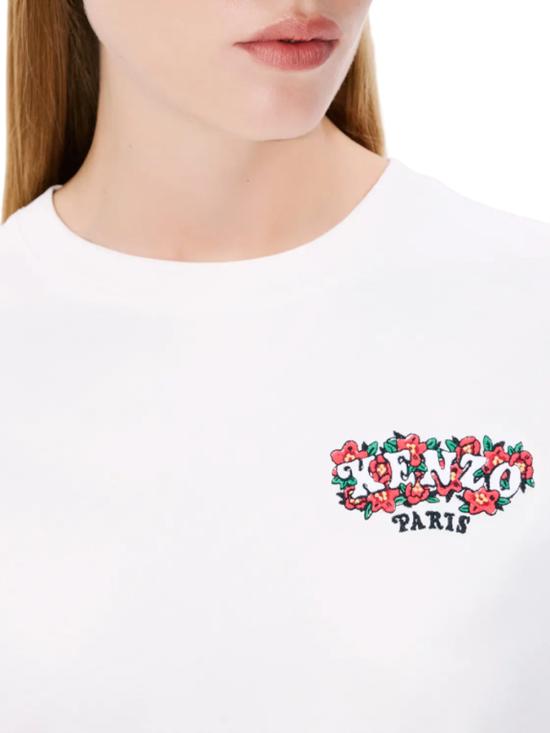 25SS 겐조 반팔 티셔츠 FF52TS1544SO 02 BLANC CASSE - KENZO