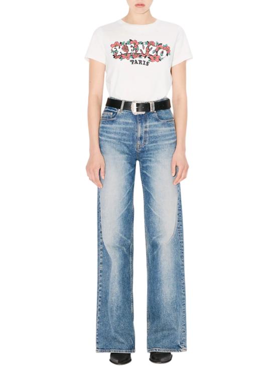 25SS 겐조 반팔 티셔츠 FF52TS1494SO 02 BLANC CASSE - KENZO