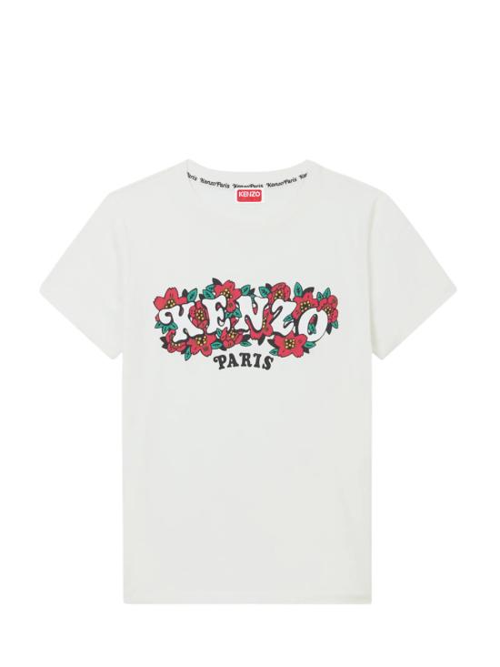 25SS 겐조 반팔 티셔츠 FF52TS1494SO 02 BLANC CASSE