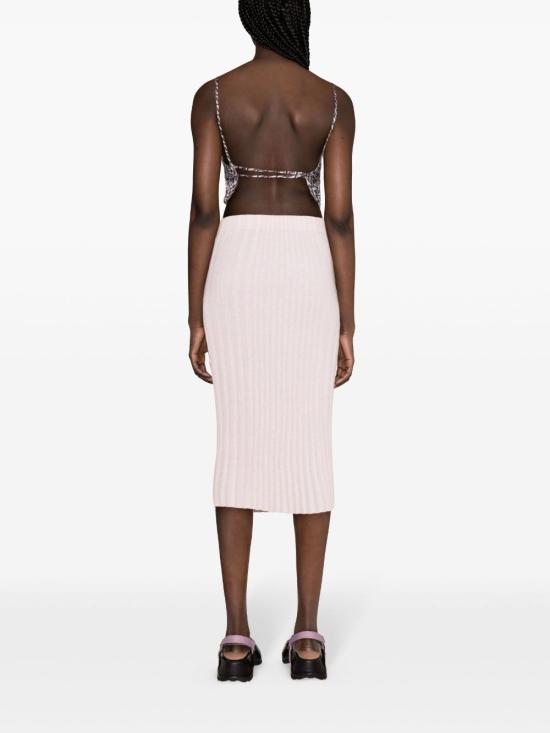  메종키츠네 미디 스커트 MW01510KT1104 - MAISON KITSUNE