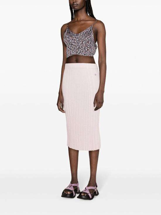  메종키츠네 미디 스커트 MW01510KT1104 - MAISON KITSUNE