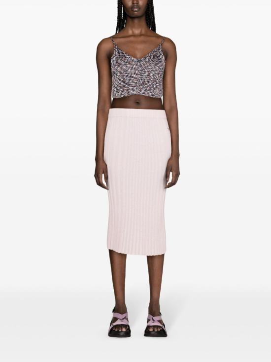  메종키츠네 미디 스커트 MW01510KT1104 - MAISON KITSUNE