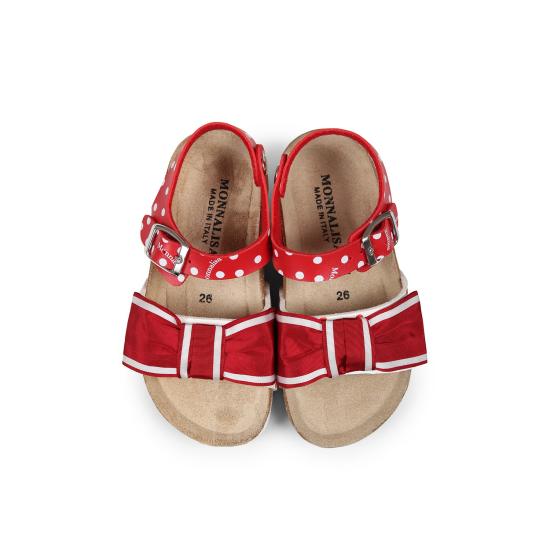 25SS [키즈] 모나리자 샌들 83E018 5720 4499 RED - MONNALISA