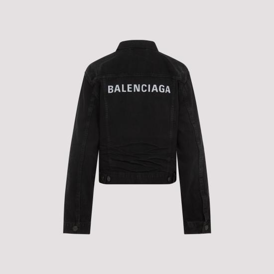 24FW 발렌시아가 자켓 790869 TQW54 1071 LIGHTWEIGHT BLACK - BALENCIAGA