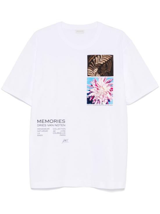 25SS 드리스 반 노튼 반팔 티셔츠 0211091600001 WHITE 1