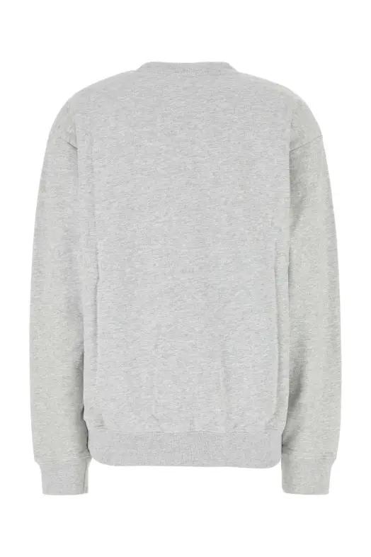  스포티앤리치 긴팔 티셔츠 ST071516218GY03 HEATHER GRAY NAVY DOM - SPORTY & RICH