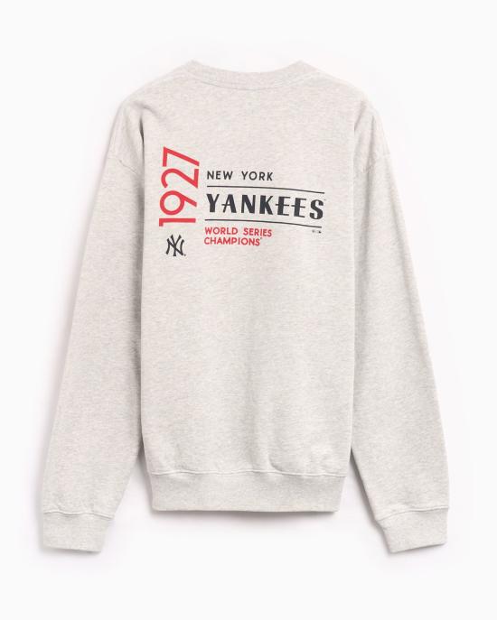  스포티앤리치 긴팔 티셔츠 ST071505300GY03 HEATHER GRAY SPORTS RED NAVY DOM - SPORTY & RICH