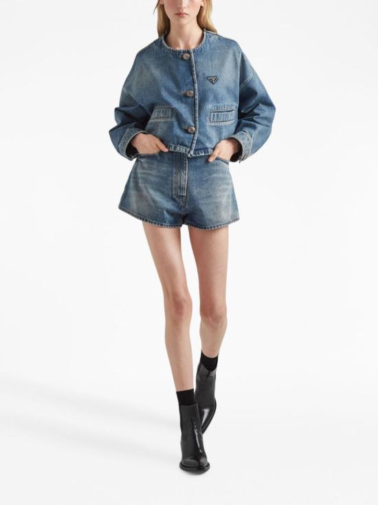  프라다 데님 자켓 GFB297S22212O0 - PRADA