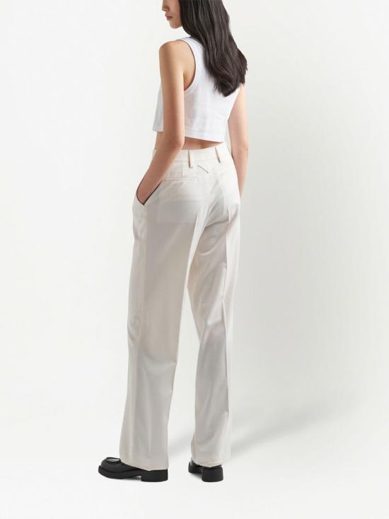  프라다 민소매 티셔츠 39546CS23110Z0 chalk - PRADA