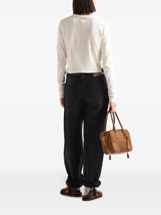  프라다 반팔 티셔츠 34665SOOO15D3 cream - PRADA