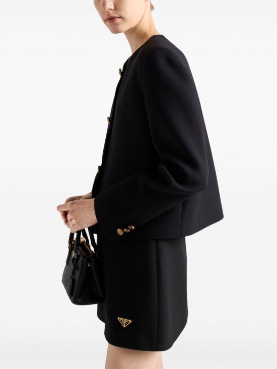  프라다 숏 스커트 P144YSOOO1EVU black - PRADA