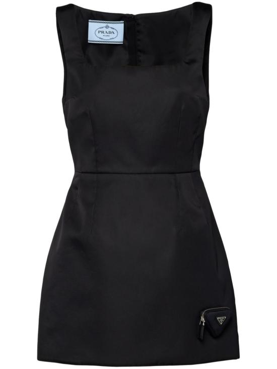  프라다 숏 원피스 230704S2321WQ8 black