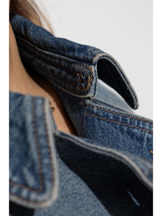  이자벨마랑 트렌치 코트 MA0413FAC1H01I indigo - ISABEL MARANT