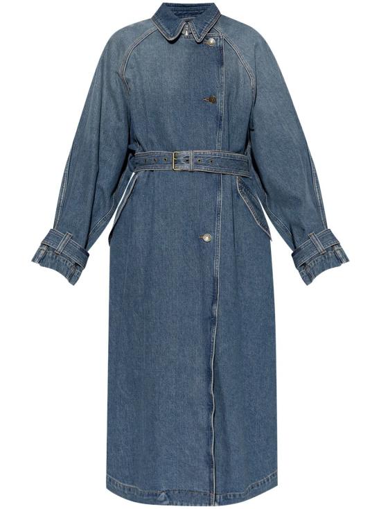  이자벨마랑 트렌치 코트 MA0413FAC1H01I indigo