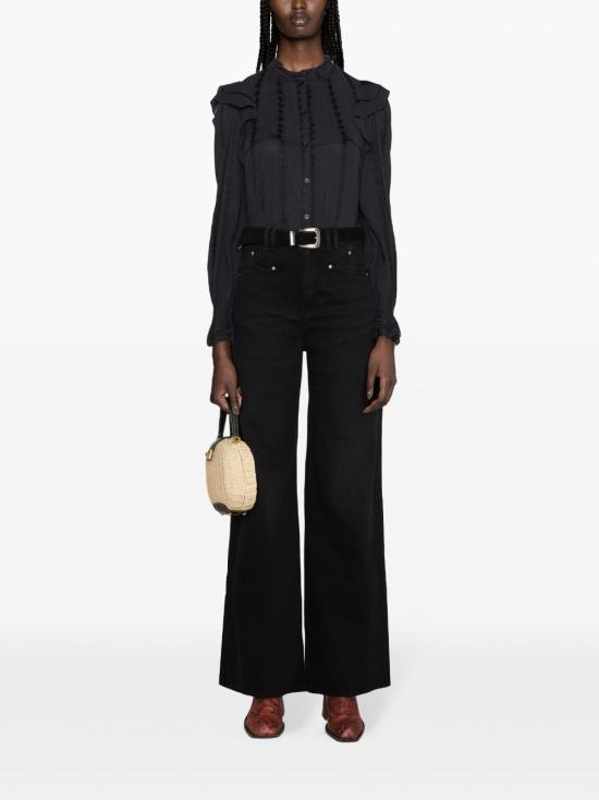  이자벨마랑 데님 팬츠 PA0052FAB1H06I black - ISABEL MARANT