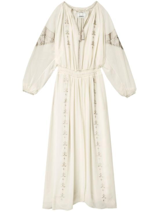  이자벨마랑 롱 원피스 RO0680FAC1J07I white