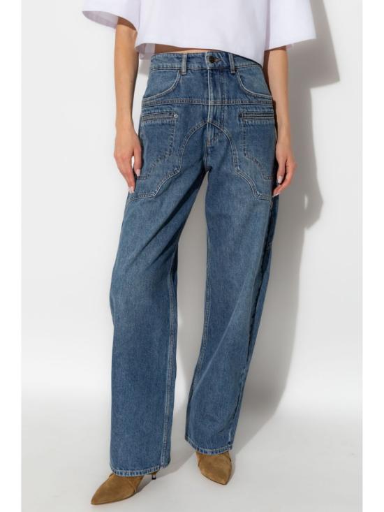  이자벨마랑 데님 팬츠 PA0481FAC1H01I blue - ISABEL MARANT