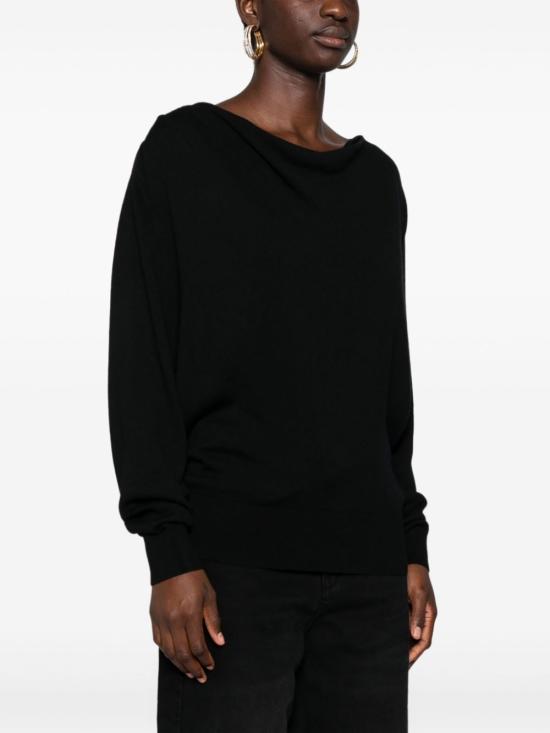  이자벨마랑 스웨터 PU0369FAB1L05I black - ISABEL MARANT