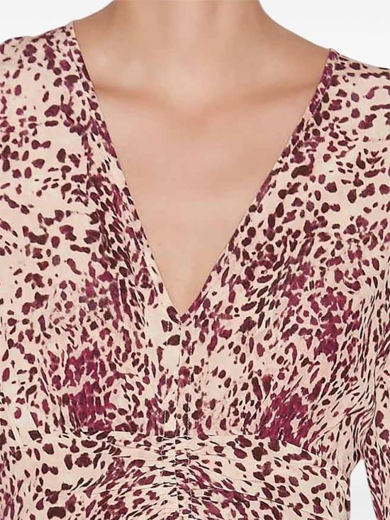  이자벨마랑 롱 원피스 RO0011FAC1J05I purple - ISABEL MARANT