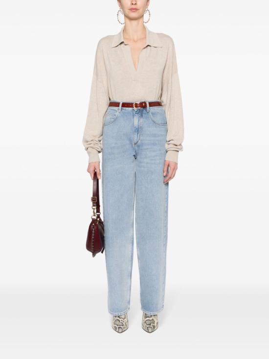  이자벨마랑 데님 팬츠 PA0273FAB1H04I ice - ISABEL MARANT