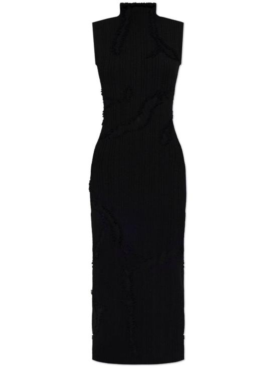  알렉산더 맥퀸 미디 원피스 816996Q1BCA black