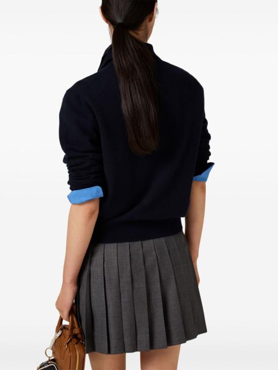  미우미우 스웨터 MMLA20SOOO15Z1 midnight blue - MIU MIU