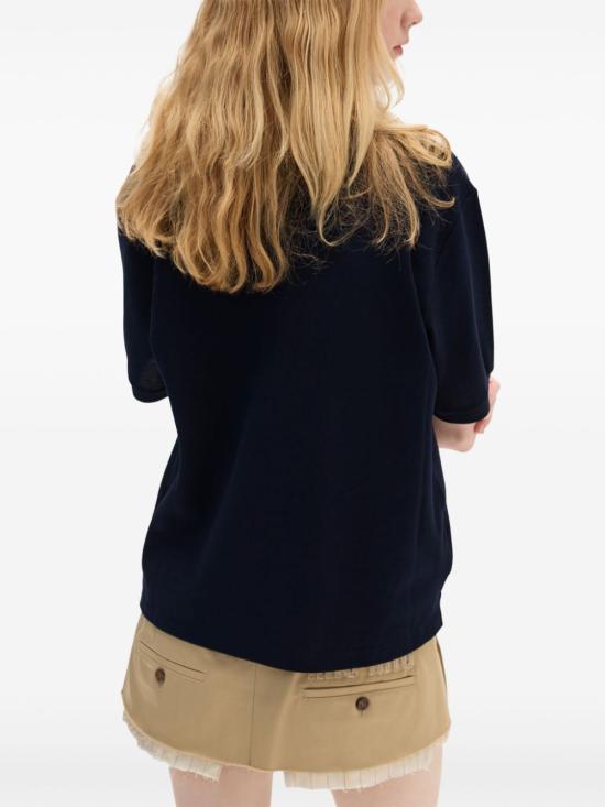  미우미우 폴로 티셔츠 MJN559SOOO14RW navy - MIU MIU